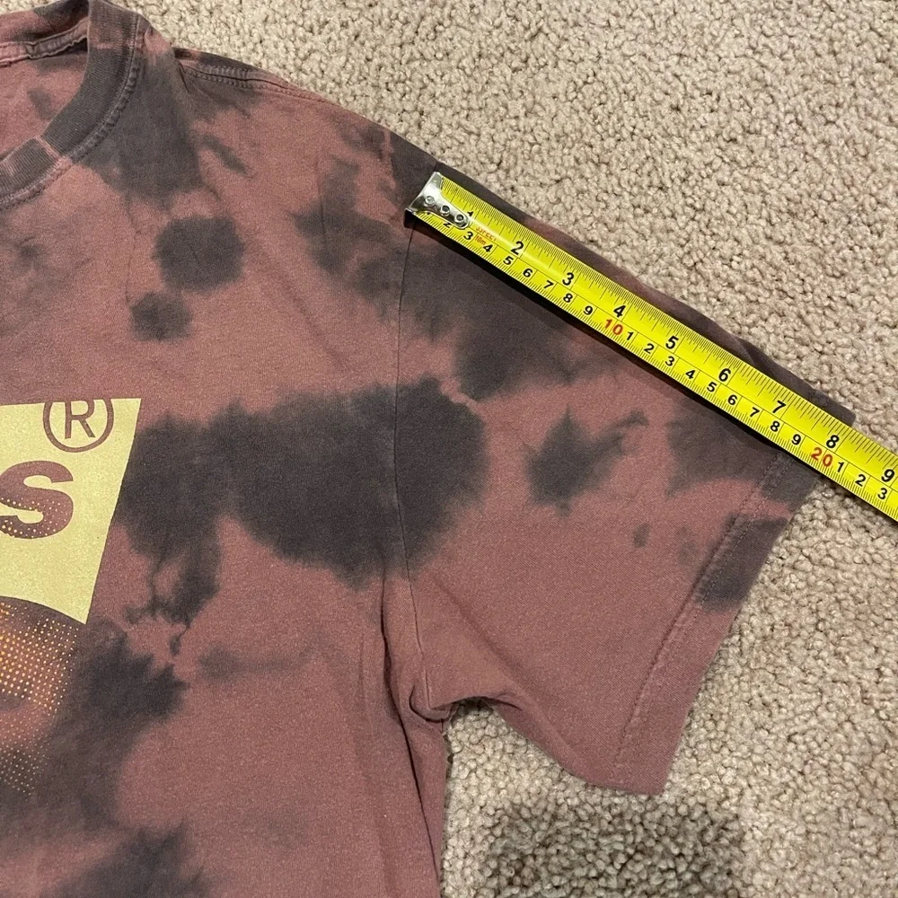 LEVI'S Rust Dust Brown CrewNeck Tie Dye Shirt